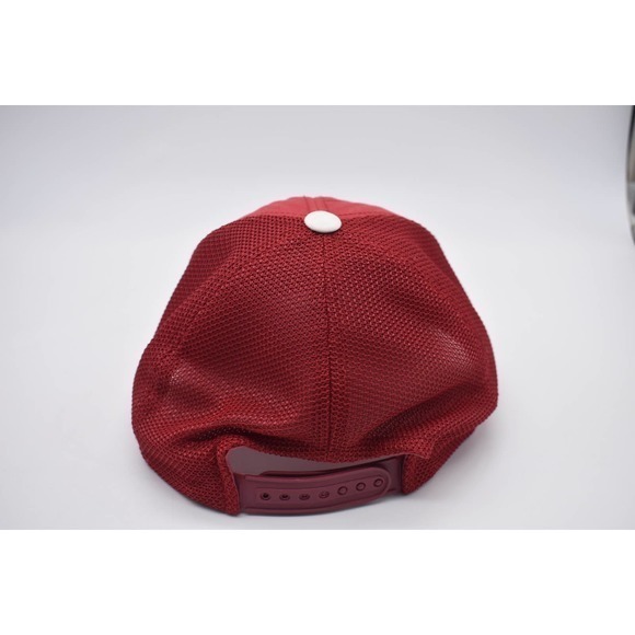 Official NFL Team Arizona Cardinals Red and White Embroidered Snap Back Hat - Picture 3 of 9